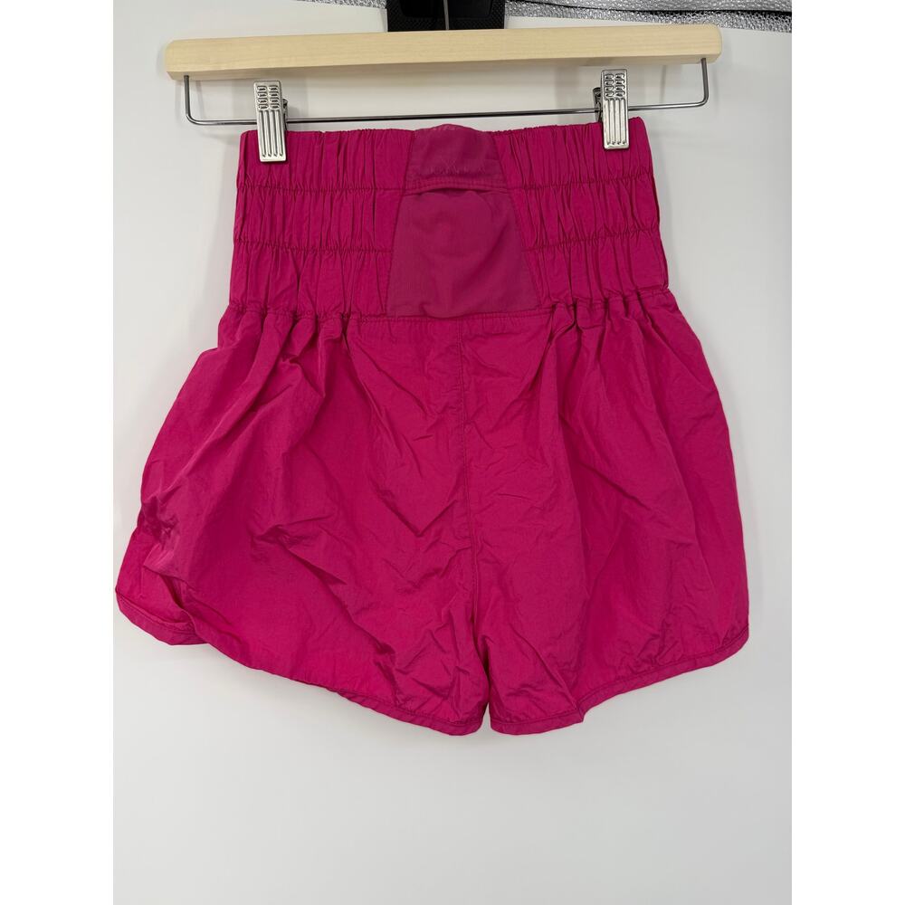 Free People Movement Womens The Way Home Run Shorts Size S Pink Gym Athleisure - Picture 3 of 9